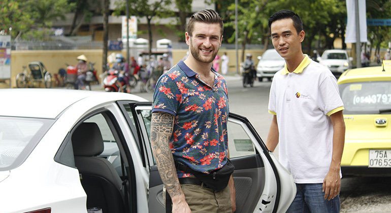car rental per hours in Danang - Hoi An - Hue