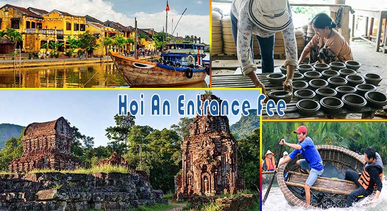 The entrance fee of the tourist attractions in Hoi An