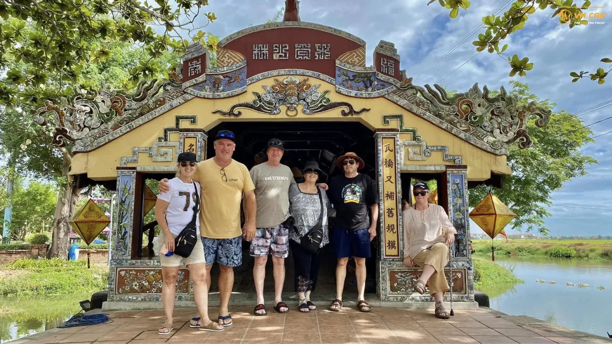 Hue City Sightseeing By Car 2 Hue city sightseeing with Thanh Toan Bridge