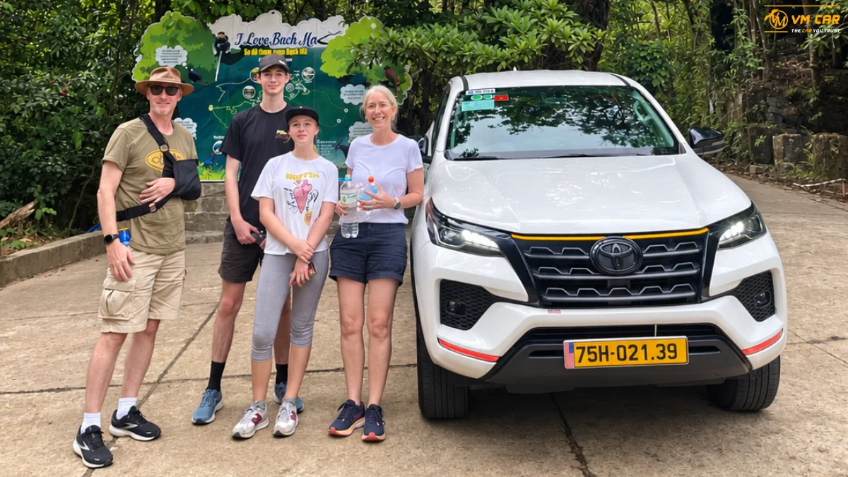 Hoi An to Bach Ma National Park by private car