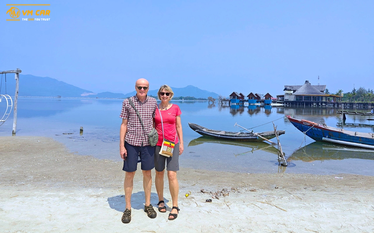 Chan May Port to Ba Na Hills by car with Lap An Lagoon