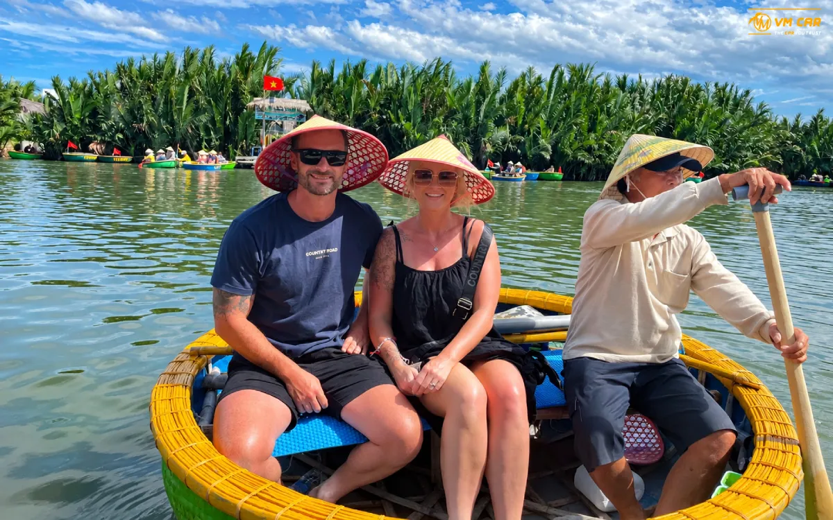 Hoi An To Cam Thanh Coconut Village By Private Car 1 Basket boat ride at Cam Thanh Coconut Village
