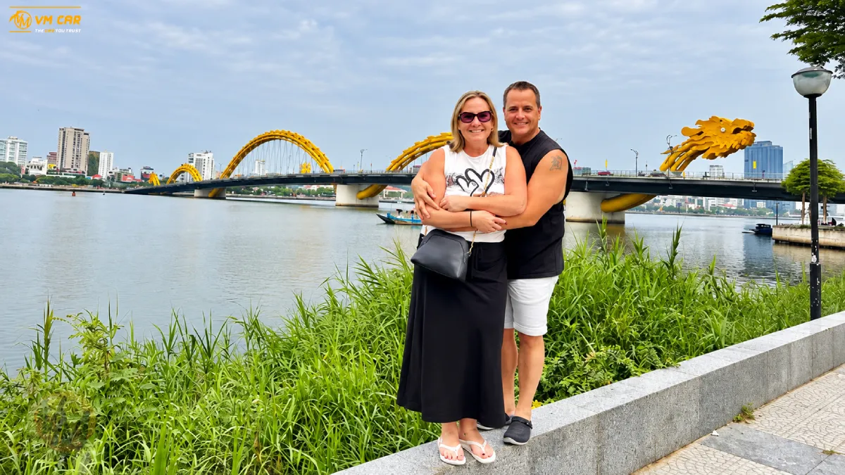 Tien Sa Port to Da Nang with Dragon Bridge