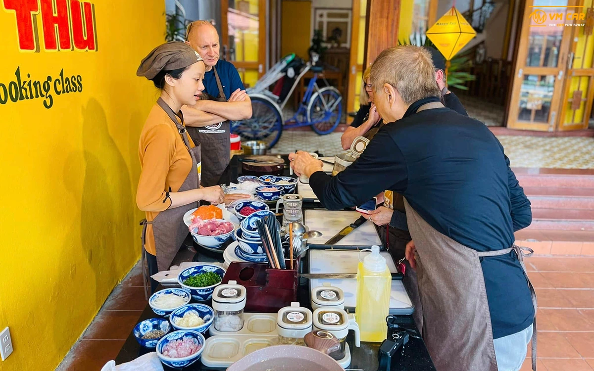 Hue cooking class at Madam Thu 2