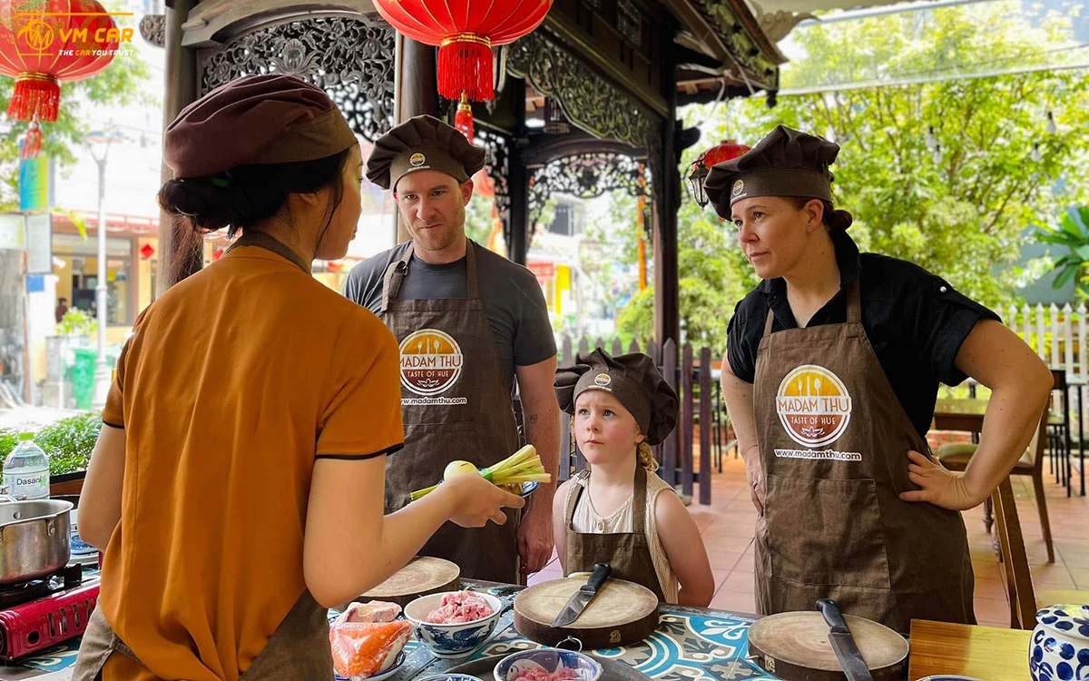 Hue cooking class with Madam Thu