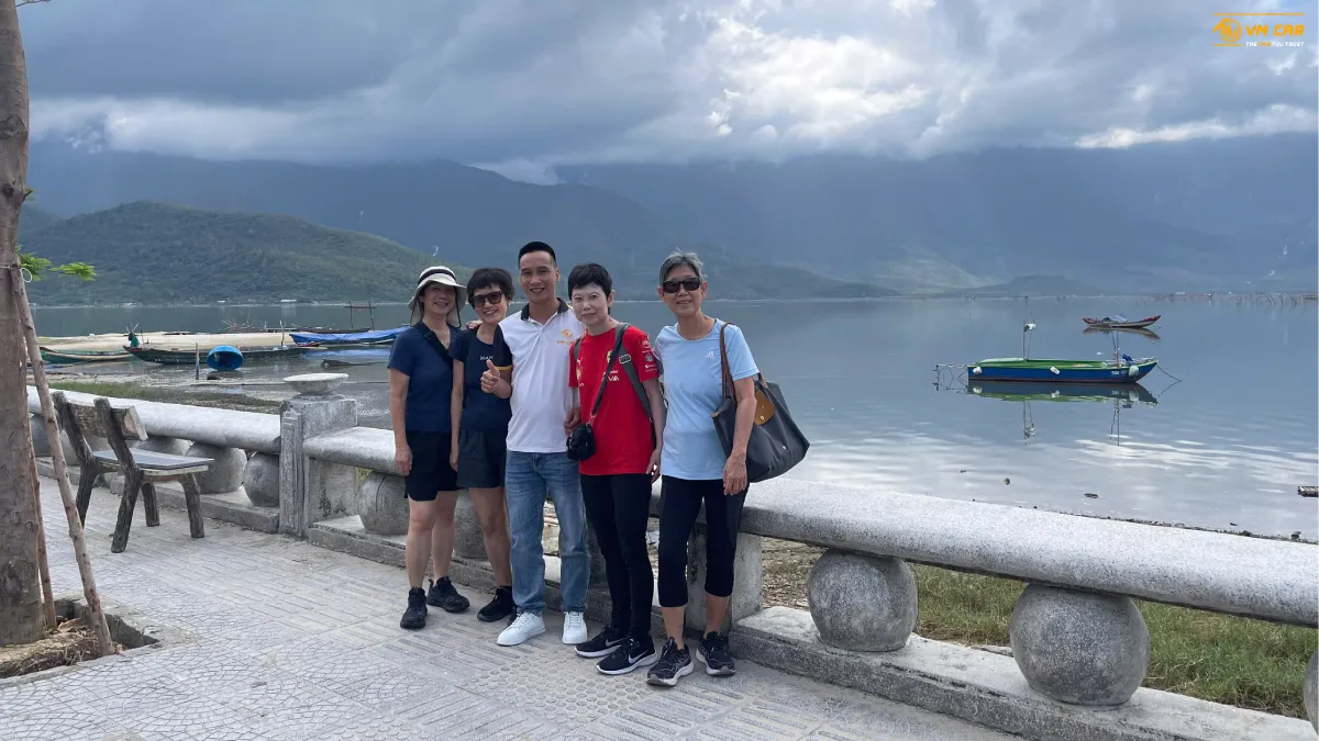Hue To Da Nang Airport By Private Car 2 Hue to Da Nang Airport via Lap An Lagoon