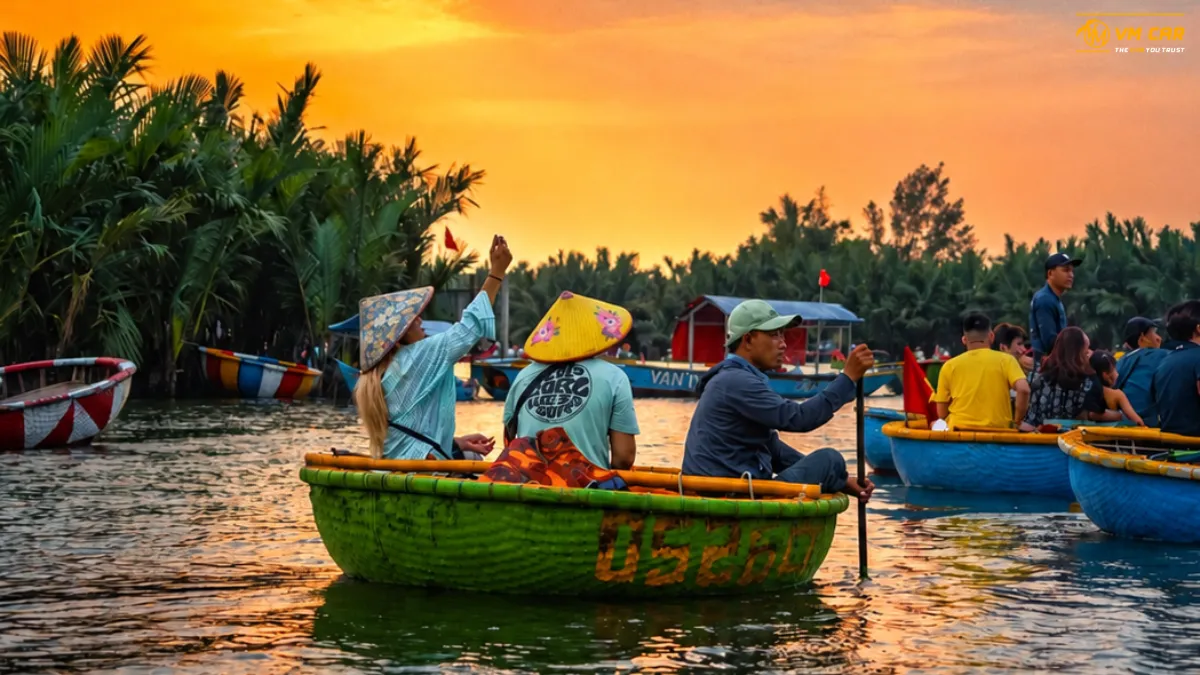 Bay Mau Coconut Forest Hoi An: Things To Do & Travel Tips 2 Sunset over Bay Mau Coconut Forest Hoi An