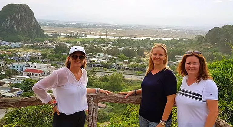 visit Marble Mountains in Chan May port to Hoi An tour