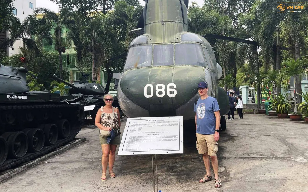 Phu My Port To Ho Chi Minh City By Private Car 4 Military vehicles on display at War Remnants Museum