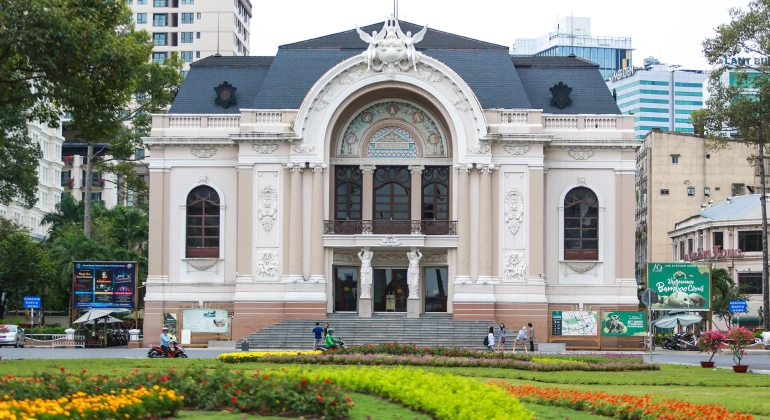 opera house in Phu My Port to Ho Chi Minh city by car