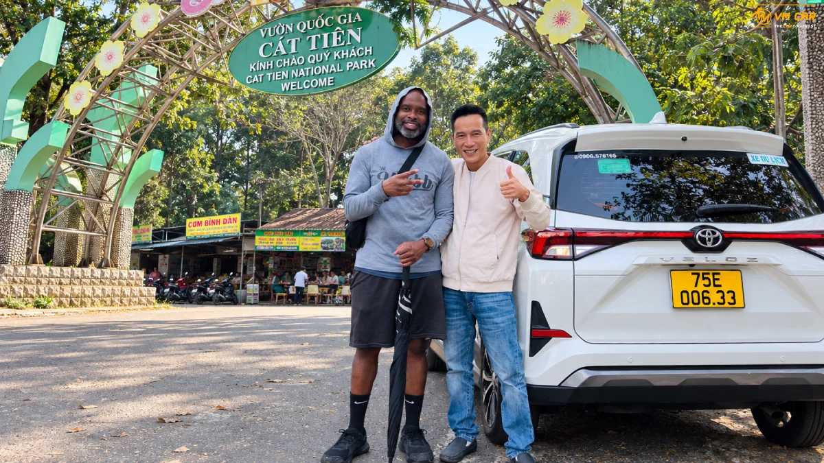 Ho Chi Minh to Cat Tien National Park by private car