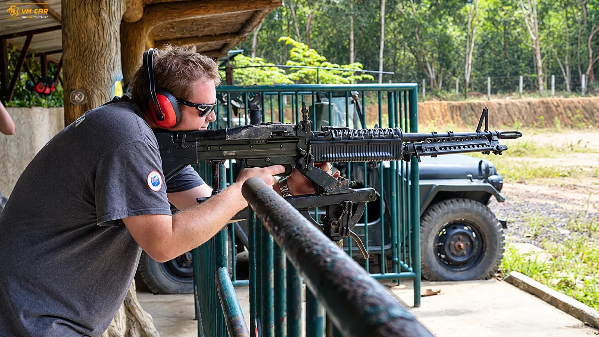 Ho Chi Minh To Cu Chi Tunnel By Car 2 Experience live shooting at the Cu Chi Tunnels