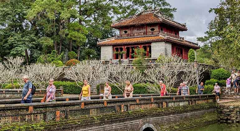 Minh Mang tombs Hue city tour by jeep