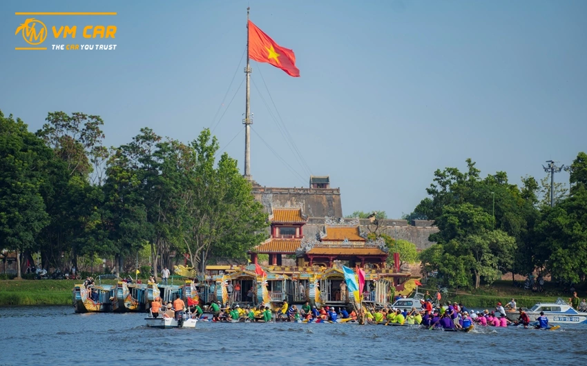 Boat Race on Perfume River