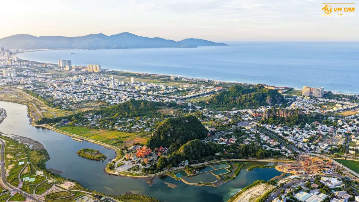 Marble Mountains In Da Nang: Tickets, Opening Hours & Tips 1 Panoramic view of Marble Mountains Da Nang