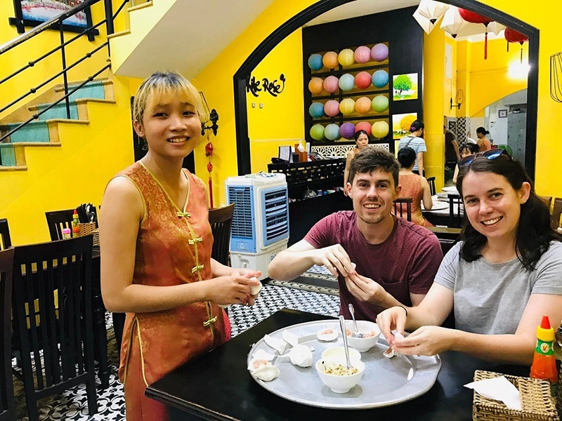 Visitors experience baking