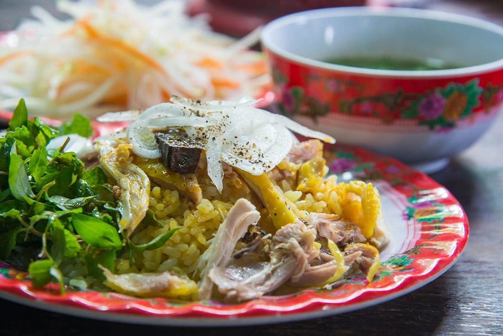 Chicken rice Hoi An street food