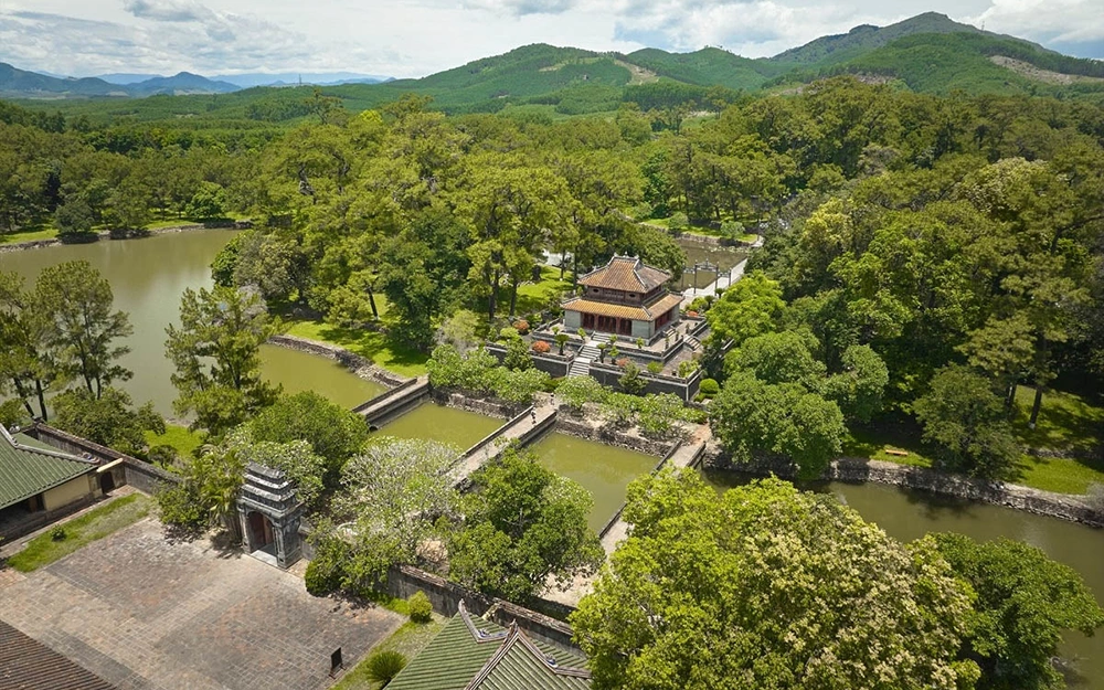 Minh Mang tomb in Hue
