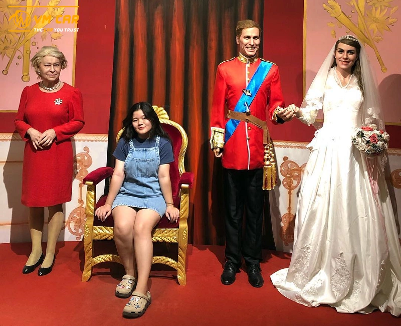 British royal wax statue at Ba Na Hills
