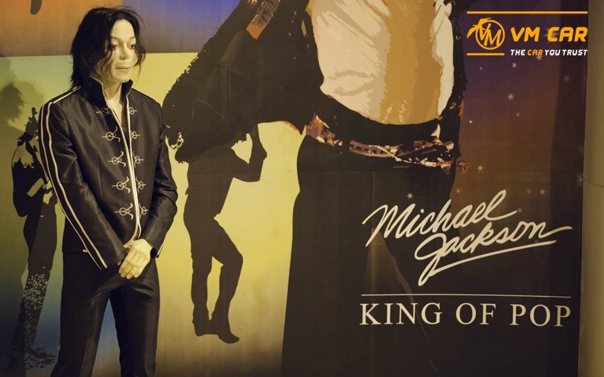 King of pop wax figure