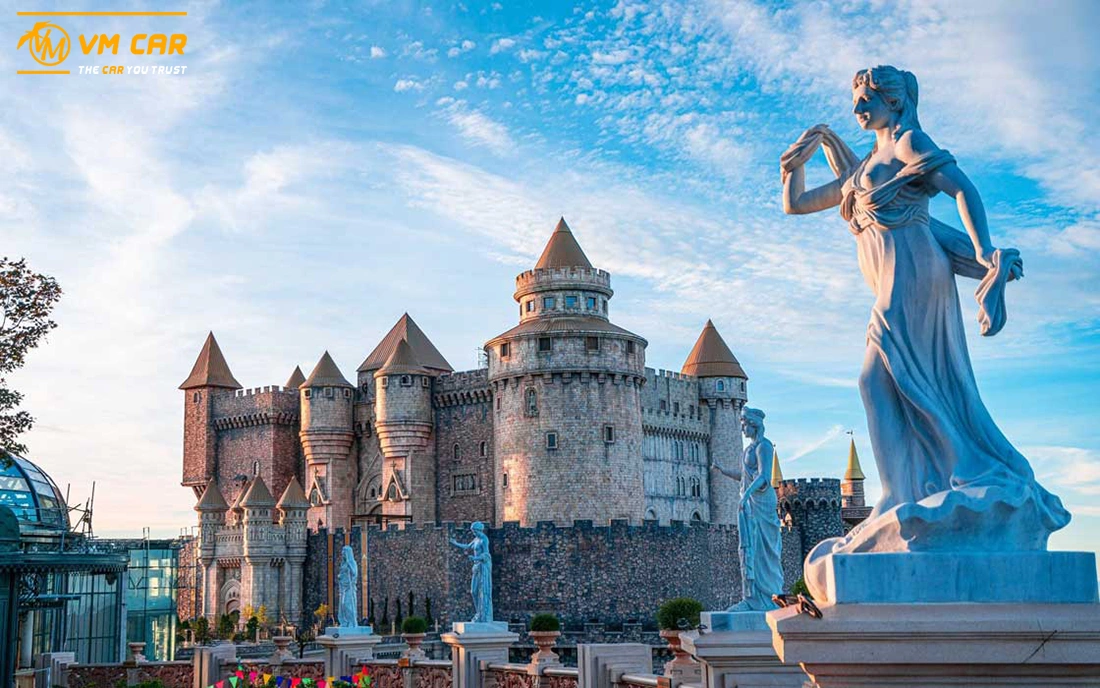 Lunar Castle designed in medieval European style