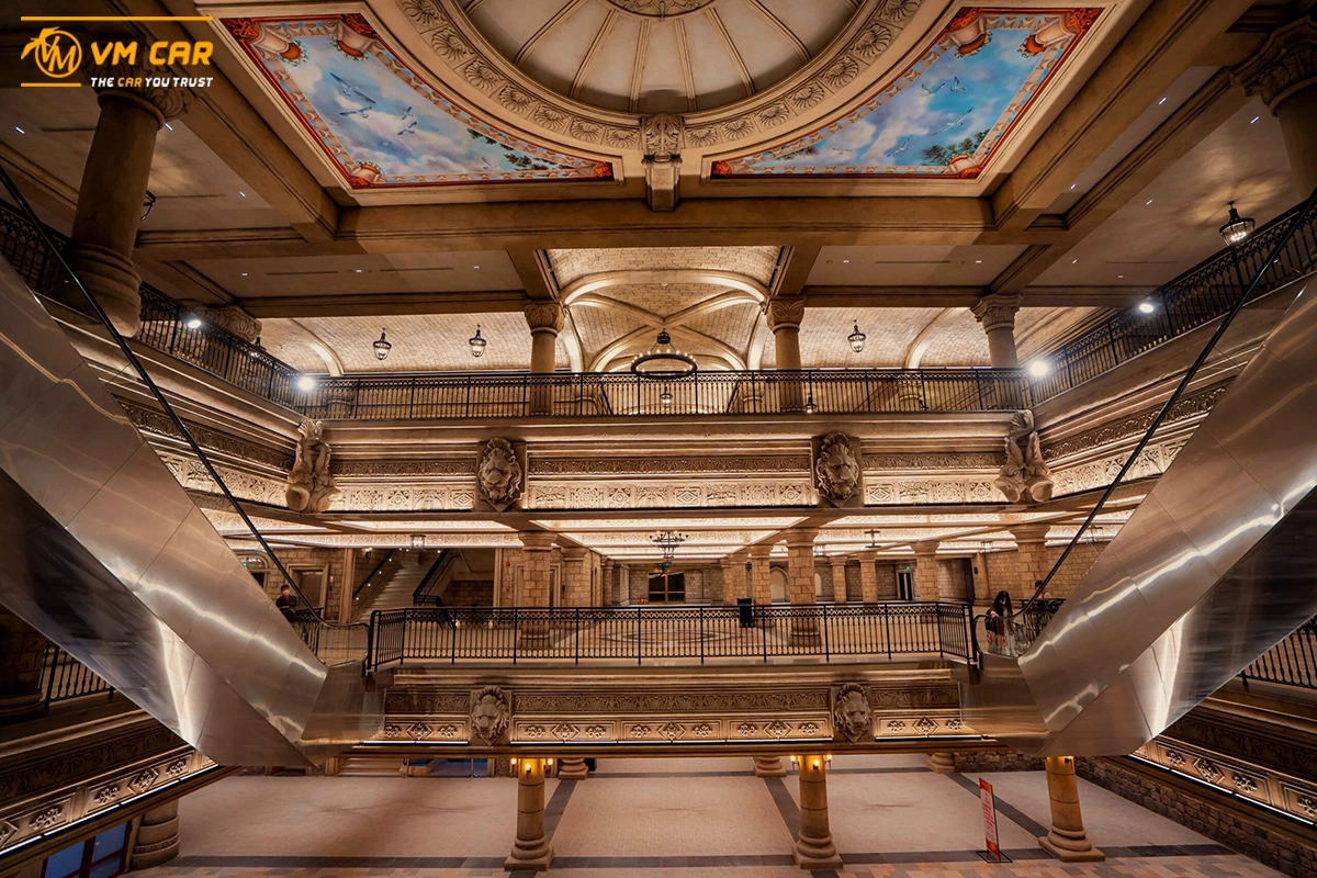 Architecture inside Lunar Castle