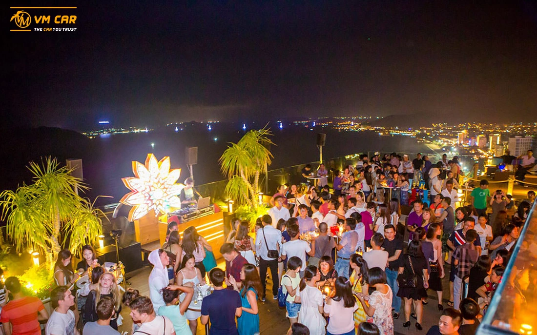 Lively atmosphere at Nha Trang beach bars