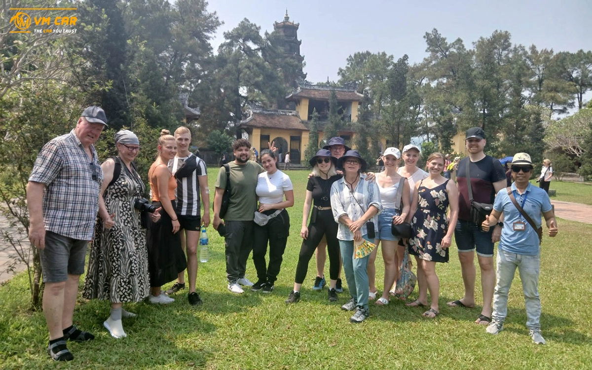 Laguna Lang Co to Hue by car with Thien Mu