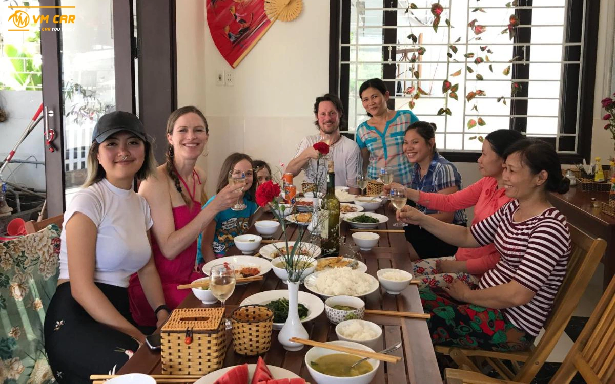 Lunch at local house