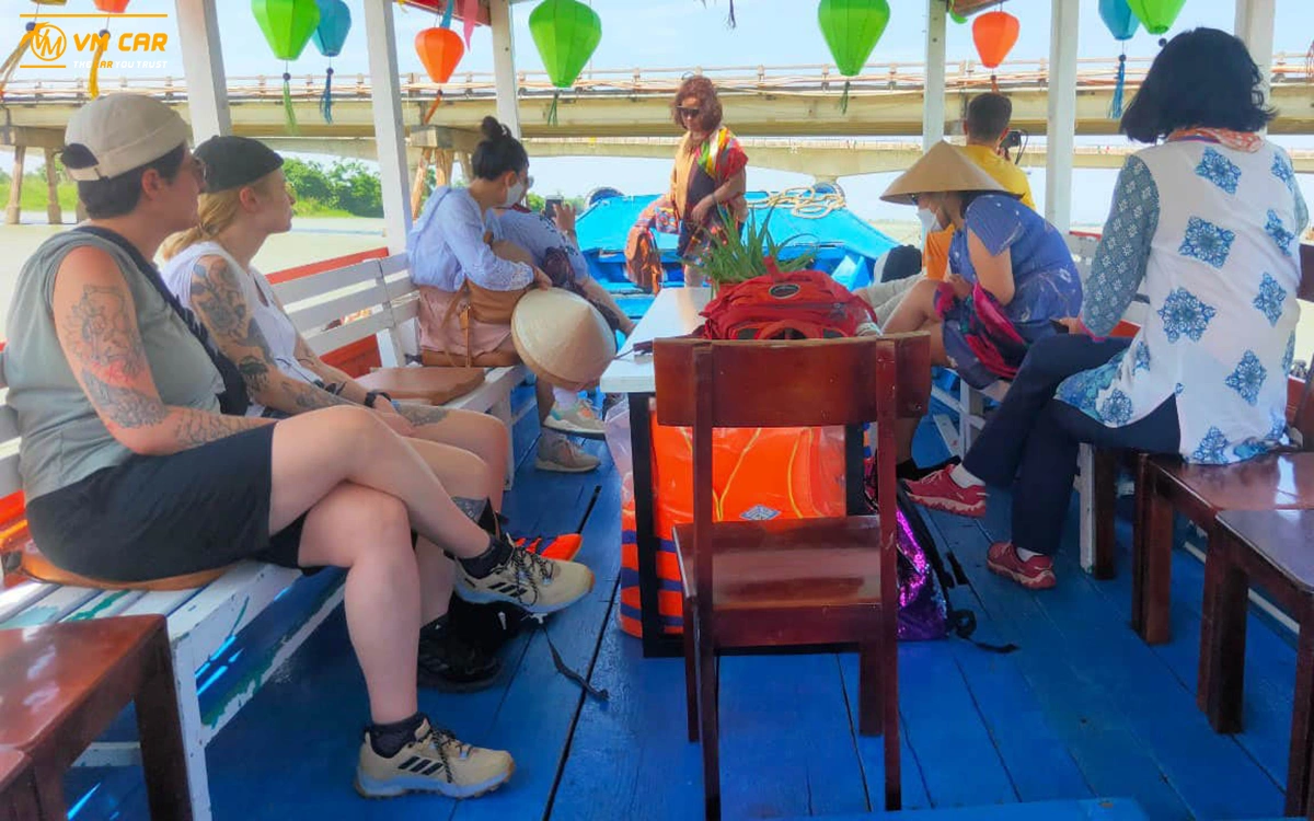 Back to hoi an by boat