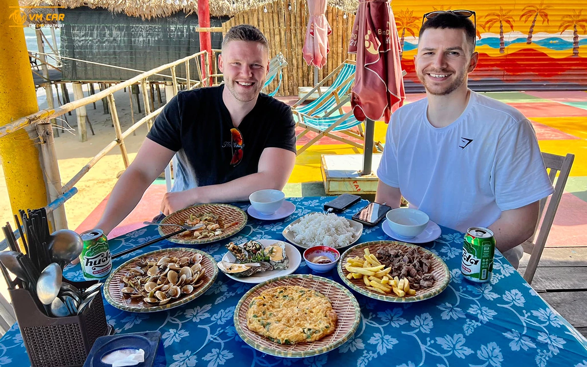 Light lunch at Lang Co Beach
