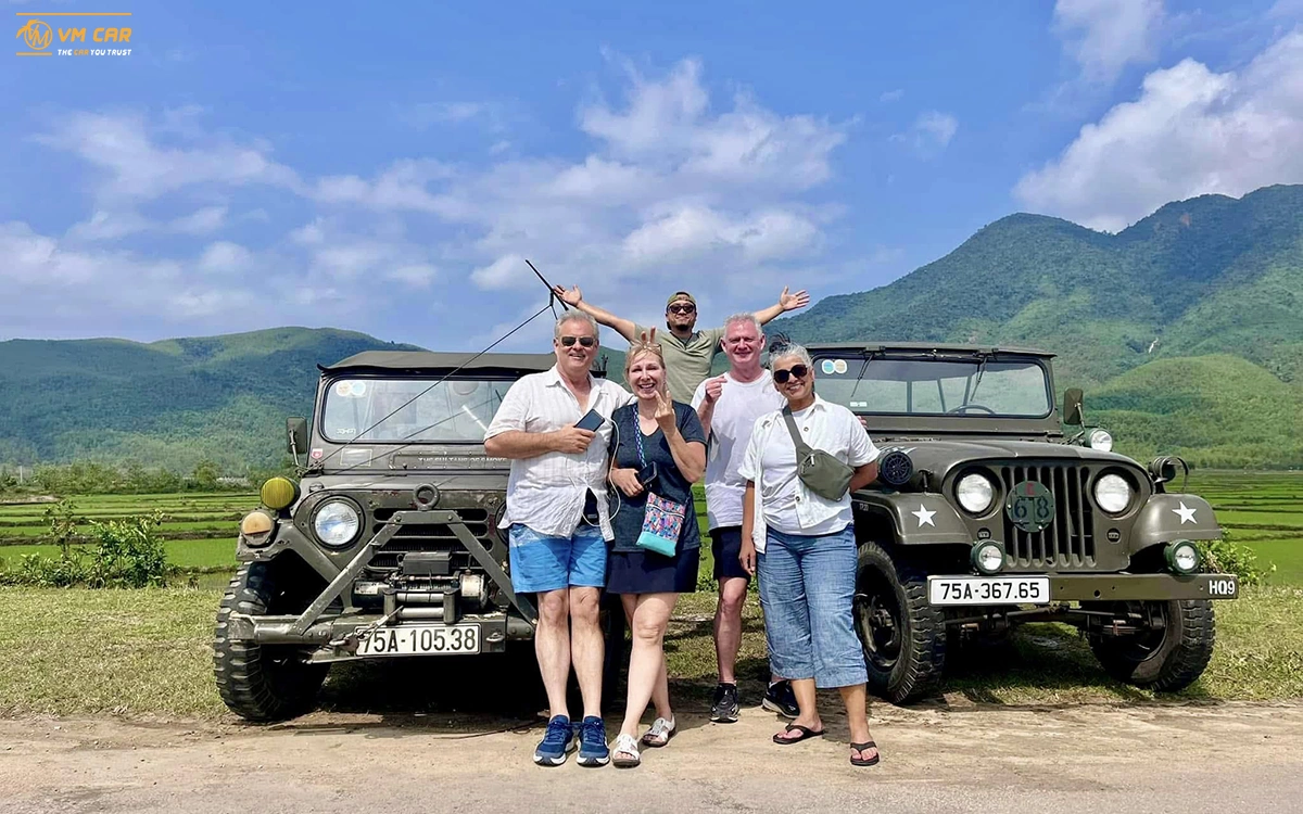 Jeep transfer from Da Nang to Hue