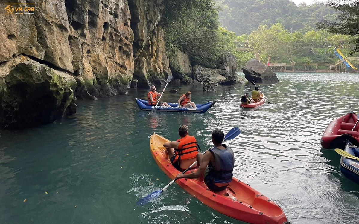 Kayaking at Dark Cave
