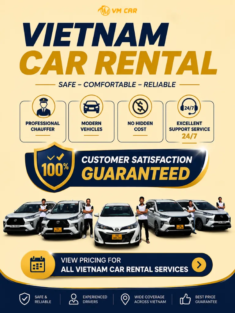 Vietnam Car Rental With Driver