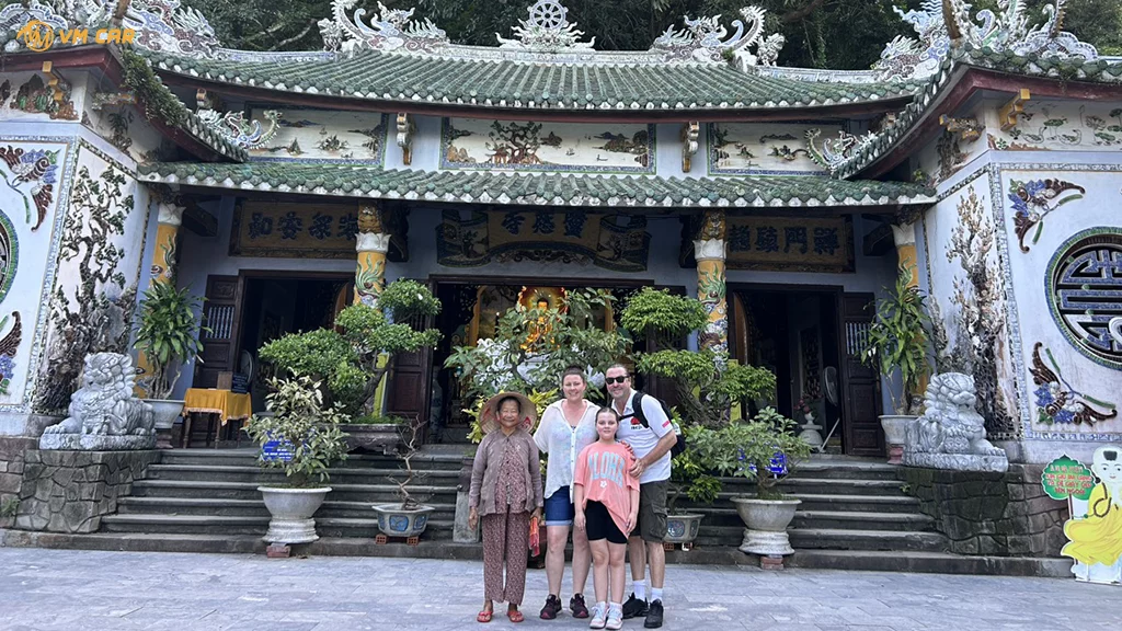 Ancient temple at the Marble Mountains