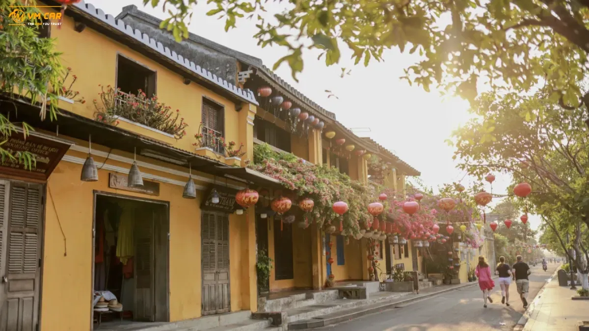 Ancient yellow-painted houses in Hoi An