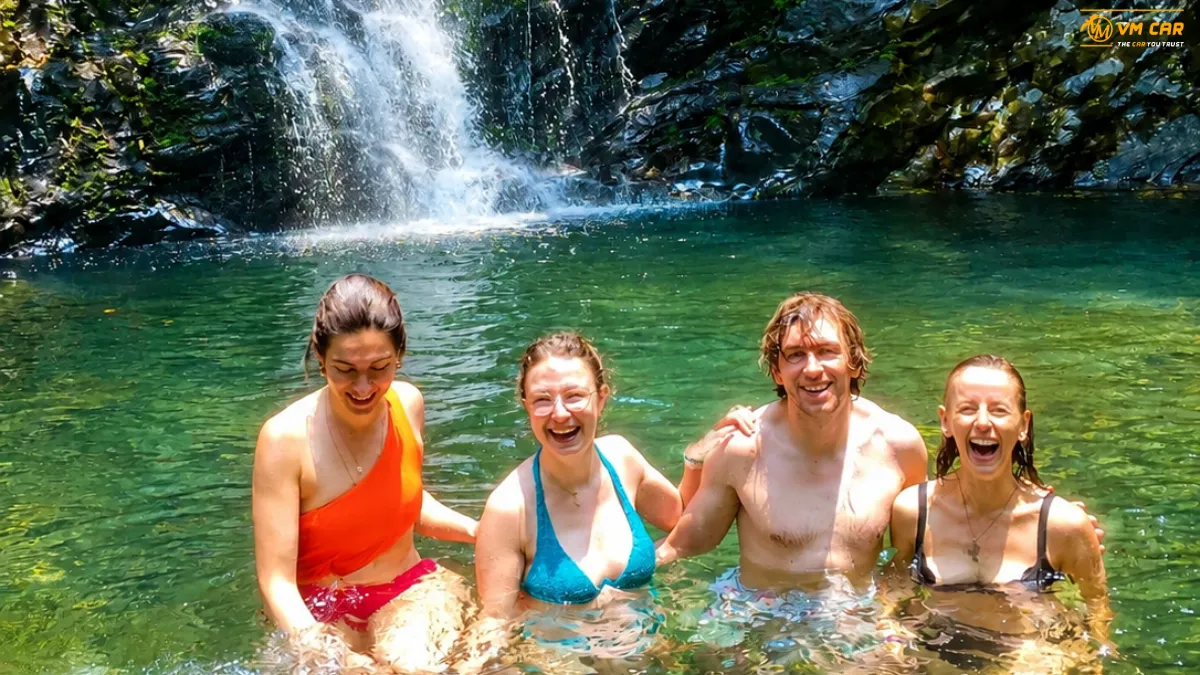 Hue To Bach Ma National Park By Car 3 Swimming in the Five Lakes at Bach Ma National Park