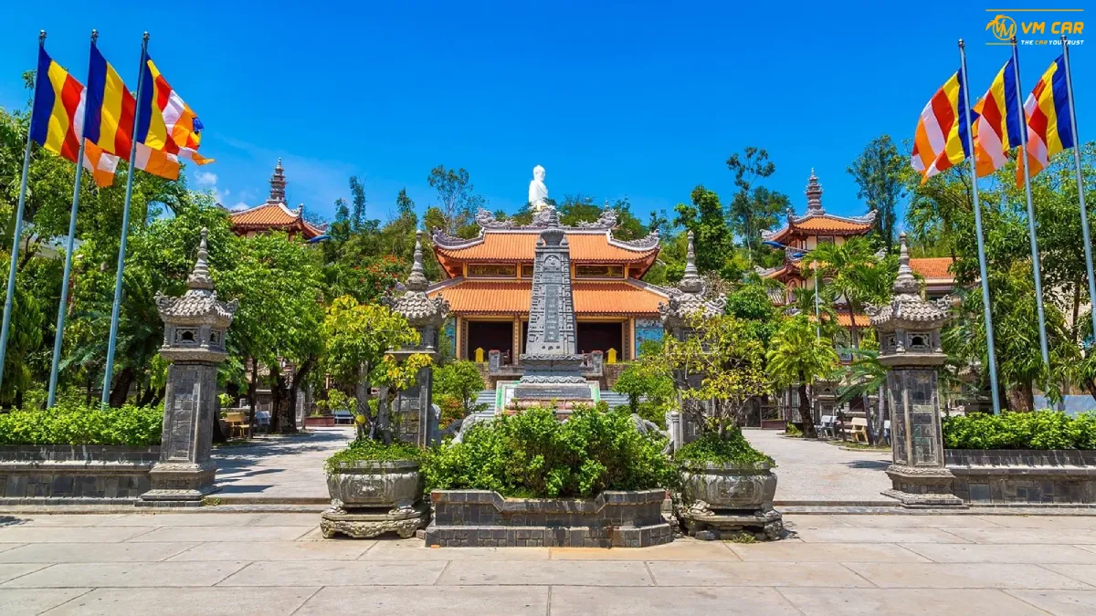 Panoramic View of Long Son Pagoda Nha Trang
