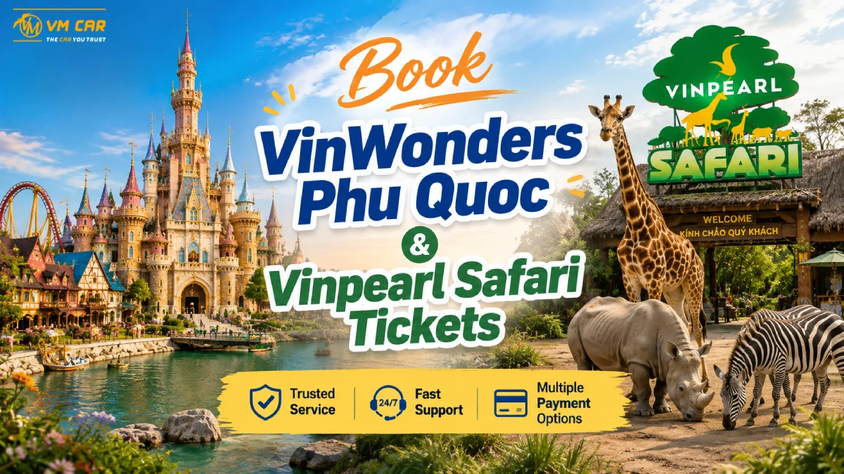 Book VinWonders & Vinpearl Safari Phu Quoc Tickets 1 Book VinWonders Phu Quoc & Vinpearl Safari Tickets