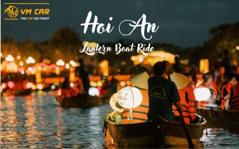 Hoi An lantern boat ride on Hoai River