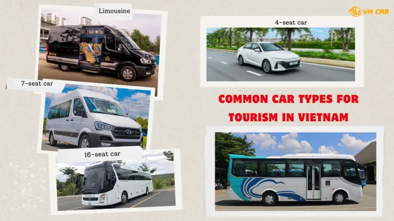 Common Car Types for Tourism in Vietnam