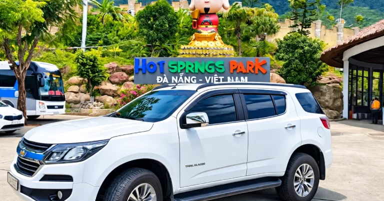 Da Nang to Than Tai Hot Springs Park by private car