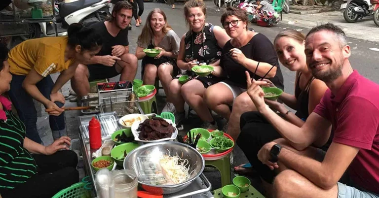 Hanoi street food walking tour