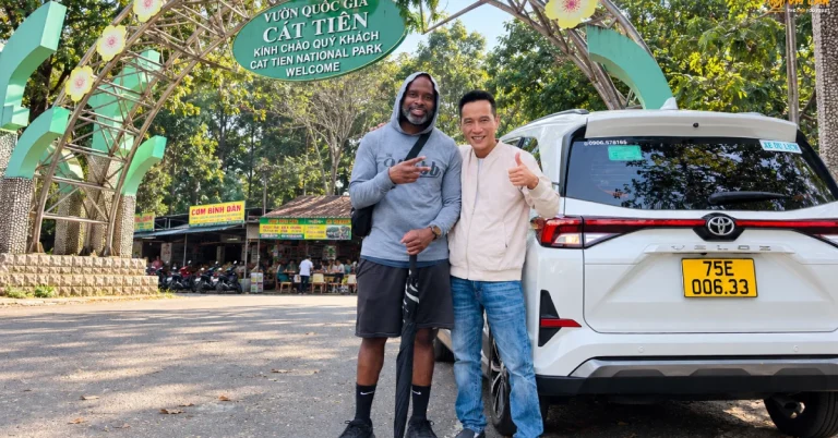 Ho Chi Minh to Cat Tien National Park by private car